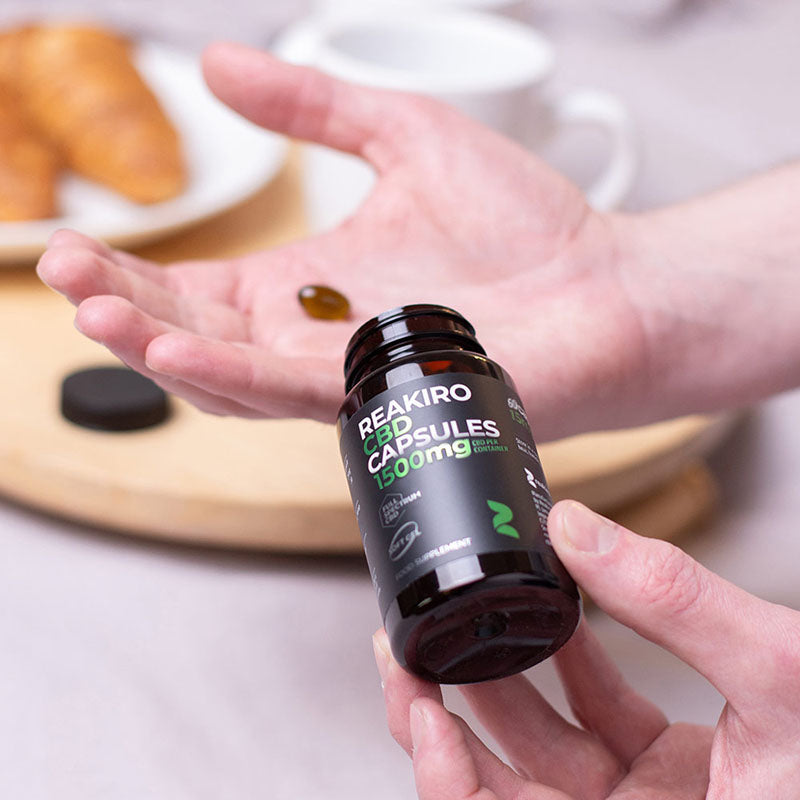 Reakiro Cbd Capsules 1500 60pcs Usage